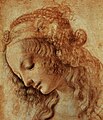 Leonardo da Vinci, Hlava ženy, 1475-1480