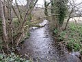 Le Goyen à la limite entre Mahalon et Confort-Meilars vu depuis le pont de la route entre Mahalon et Meilars.