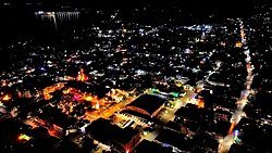 Municipality of Odiongan, Romblon at night. Captured in December 2020.