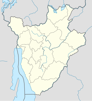 Liggingkaart Burundi