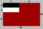 Vlag van die onafhanklike Republiek Georgië, konstruksietekening