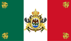 Flag of Mexico (1864-1867).svg