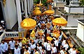 Image 29A Buddhist celebration at a Buddhist temple. (from Culture of Cambodia)