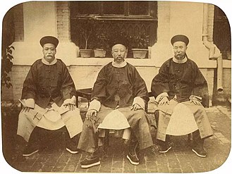 Yixuan (Prince Chun) with Li Hongzhang and Shanqing