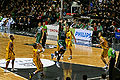 Image 77Lithuanian basketball clubs Žalgiris and Šiauliai playing a match (from Culture of Lithuania)