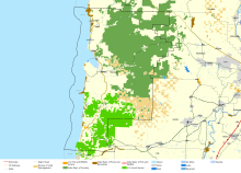 Map of Tillamook County