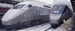 Бостонера чехка цӀерпошт Acela Express