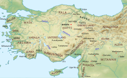 The location of Pala in Northern Bronze Age Anatolia