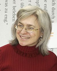 Anna Politkofskaja in 2005.