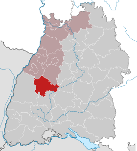 Localisation de Arrondissement de Freudenstadt