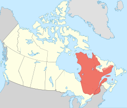 Québec (provincia) - Localizzazione