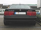 Alpina B12 5.0, Heckansicht