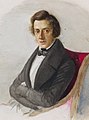 Retrach de Frédéric Chopin que faguèt partida dei musicians pus importants dau periòde romantic.