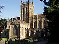 View from the priory's cemetery (north-west).