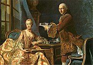 Олександр Рослін, Портрет архітектора Перроне з дружиною, 1759