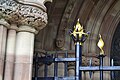 A corbel from the restored West Front of Hereford Cathedral