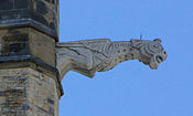 One of four gargoyles atop the Peace Tower, Ottawa, Ontario, Canada