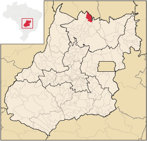 Poziția localității Montividiu do Norte
