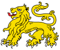 Lion statant