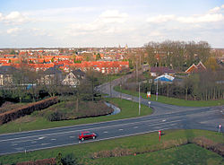 Winterswijk dilihat dari kincir angin Venemansmolen