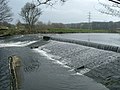 Image 27A weir on the River Calder, West Yorkshire (from River ecosystem)