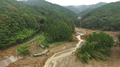 九州北部豪雨により妙見川が氾濫し被災した朝倉市須川（2017年7月8日）