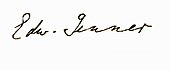 signature d'Edward Jenner