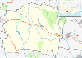 Leigh Creek is located in Shire of Moorabool