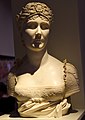 Bust of Josephine Bonaparte, c. 1808 CE. Marble, from Paris, France. By Joseph Chinard. Bequeathed by Miss F.H. Spiers. The Victoria and Albert Museum, London