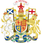1837년 ~ 1922년 빅토리아, 에드워드 7세, 조지 5세 시대의 그레이트브리튼 아일랜드 연합왕국의 왕실 문장 (스코틀랜드 전용 문장)