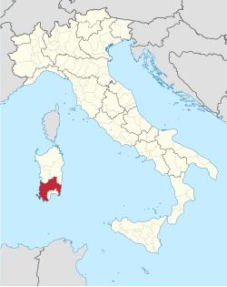 Provincia del Sud Sardegna - Localizzazione