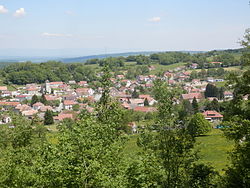 Skyline of Villars-lès-Blamont