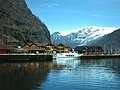 De haven van Flåm