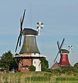 Image 61Two smock mills with a stage in Greetsiel, Germany (from Windmill)