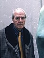 Photographie en 1973 de Henry Moore (1898-1986)