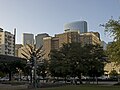 The Rice Hotel (Post Rice Lofts) viewed from Market Square, Houston