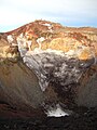 富士山の火口