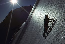 Ice climbing