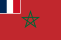 Bandera handlowa Maroka Francuskiego