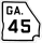 State Route 45 marker