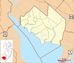 Seabrook is located in Cumberland County, New Jersey