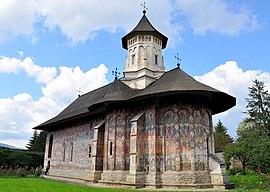 Moldovița painted monastery, UNESCO monument, part of the Churches of Moldavia