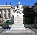 Alexander von Humboldt-emlékmű (1883), Unter den Linden, Berlin