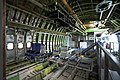 Wnętrze kadłuba Boeinga 747 (Muzeum Lotnictwa i Astronautyki Le Bourget, Francja)