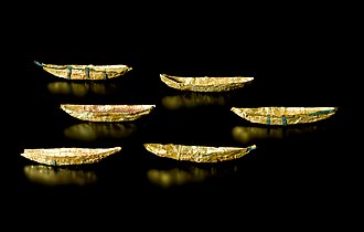 Miniature gold boats from Nors, Denmark.[85]