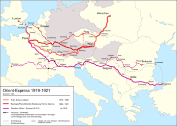 Mapa da rota via Simplon (na cor magenta)