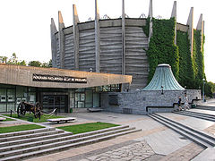 Ausstellungsgebäude des Panoramas von Racławice in Breslau, erbaut 1985