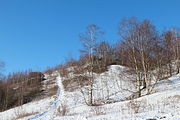 De Mont Héribus in de winter.