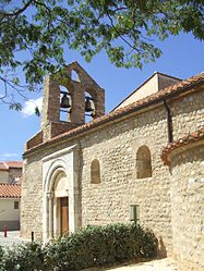 The church of Sainte-Marie, in Brouilla