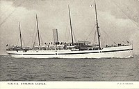 Braemar Castle as a hospital ship